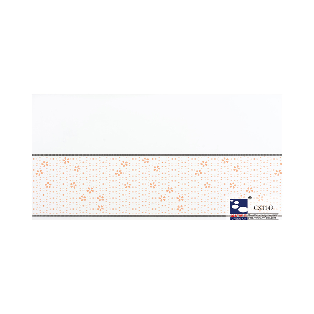 Feuilles d'estampage à chaud Chine 21cm avec fleurs imprimées pour la décoration de panneau de plafond en PVC CX1149