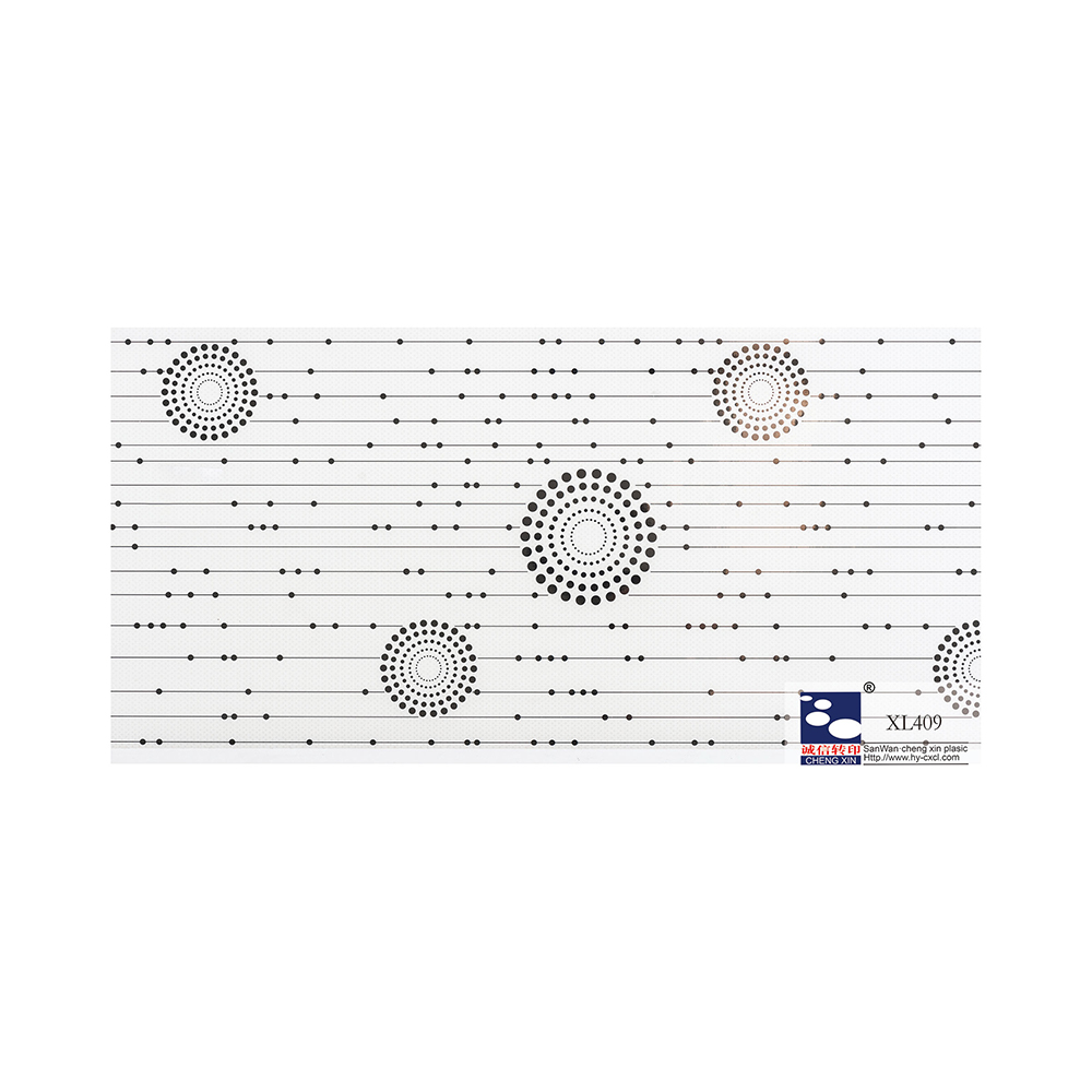 Feuille d'estampage à chaud de conception populaire en bois de qualité supérieure 21cm pour la décoration d'hôtel XL409