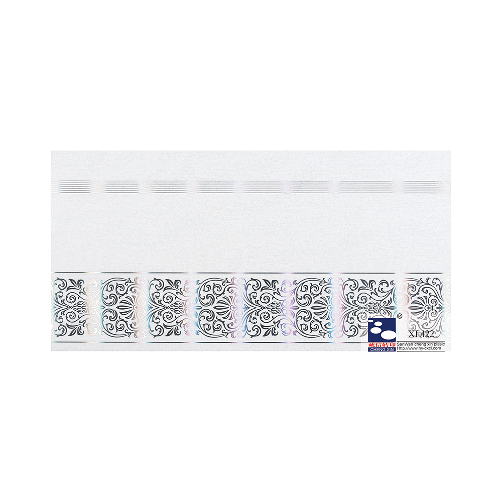 Feuilles d'estampage à chaud non auto-adhésives en relief de 210 mm pour la décoration de panneaux en PVC XL422