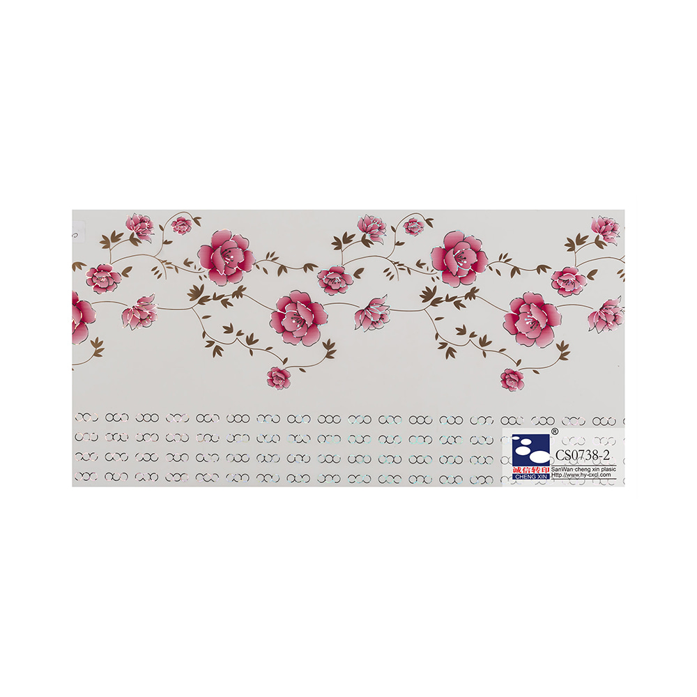 Chine Feuille d'estampage à chaud de grain de bois bien fait pour plafond en PVC avec un bon service CS0738-2