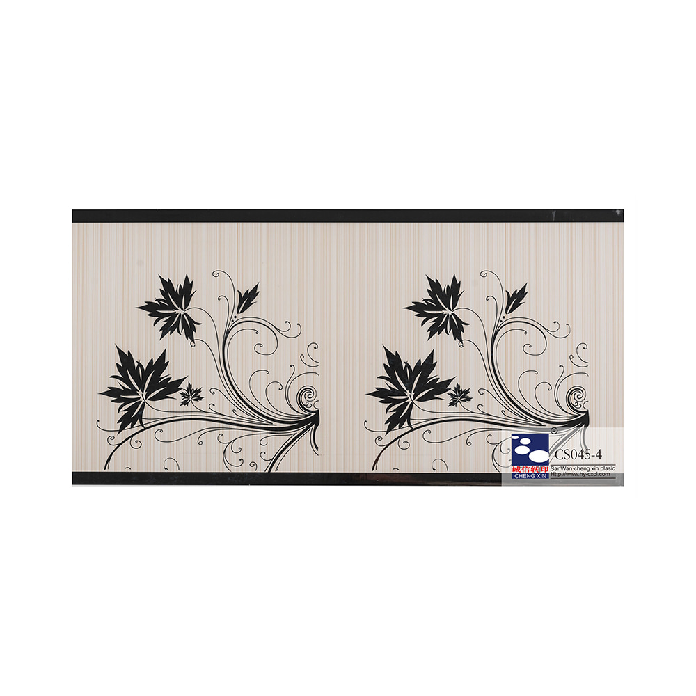 Feuille d'estampage à chaud de grain en bois de style moderne bien faite pour le panneau de plafond en PVC CS045
