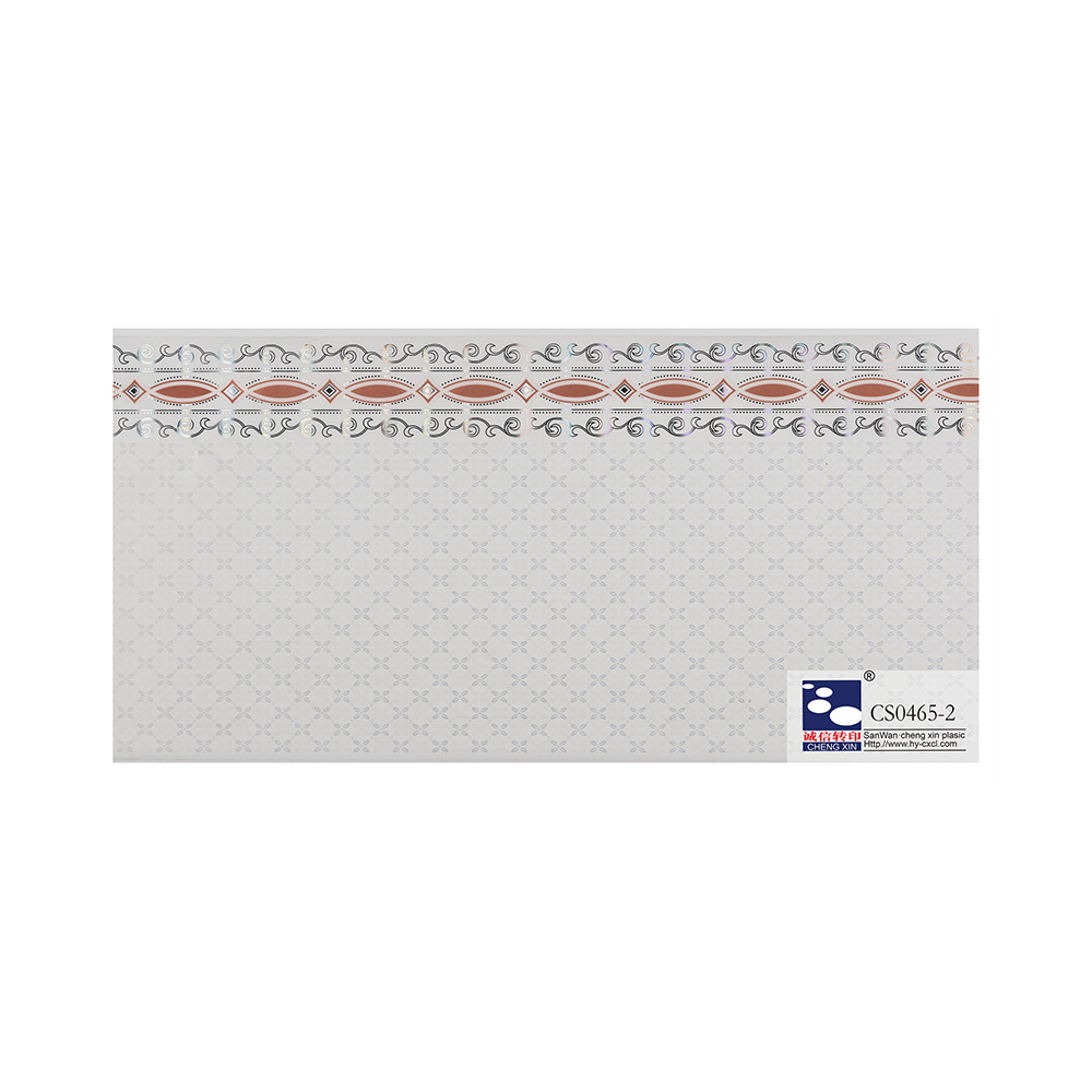 Feuille d'estampage à chaud de film de stratification de prix bas de grain en bois pour le plafond CS0465-2 de PVC