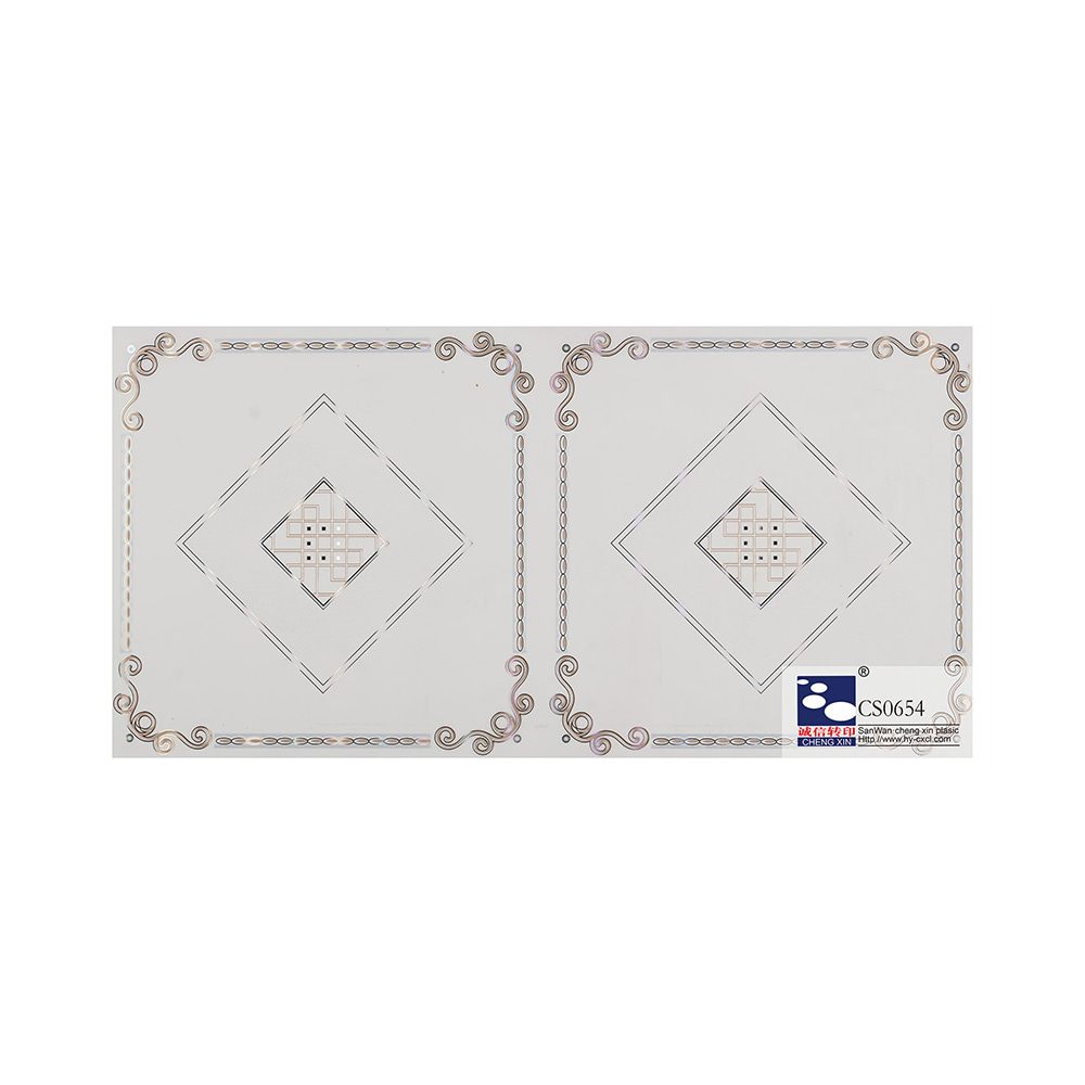 Feuille d'estampage à chaud de film de stratification de conception en bois pour le service en ligne de support de panneau CS0654