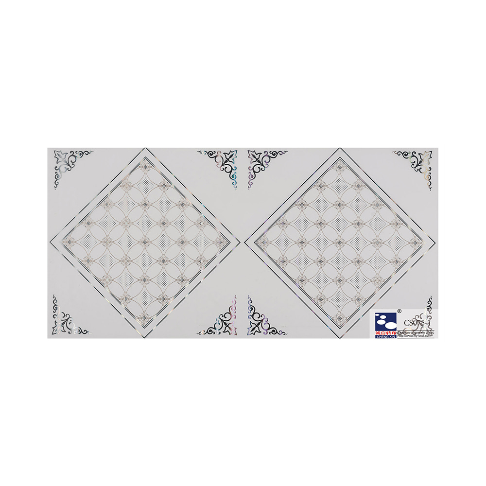 Feuille d'estampage à chaud de prix bas de Grain de bois de nouvelles conceptions pour la décoration de panneau de PVC CS075-1