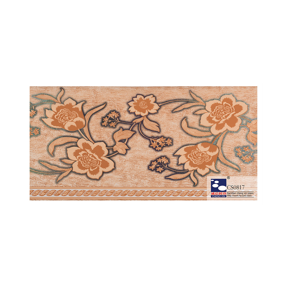 Feuille d'estampage à chaud de prix bas de grain en bois de conception en bois naturel pour la décoration intérieure CS0817
