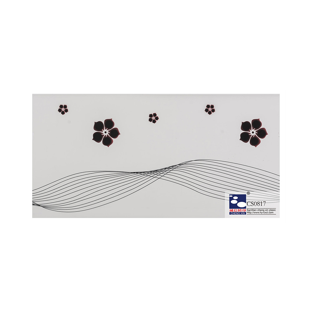 Feuille d'estampage à chaud de conception en bois décorative pour la décoration d'hôtel avec un bon service CS0858