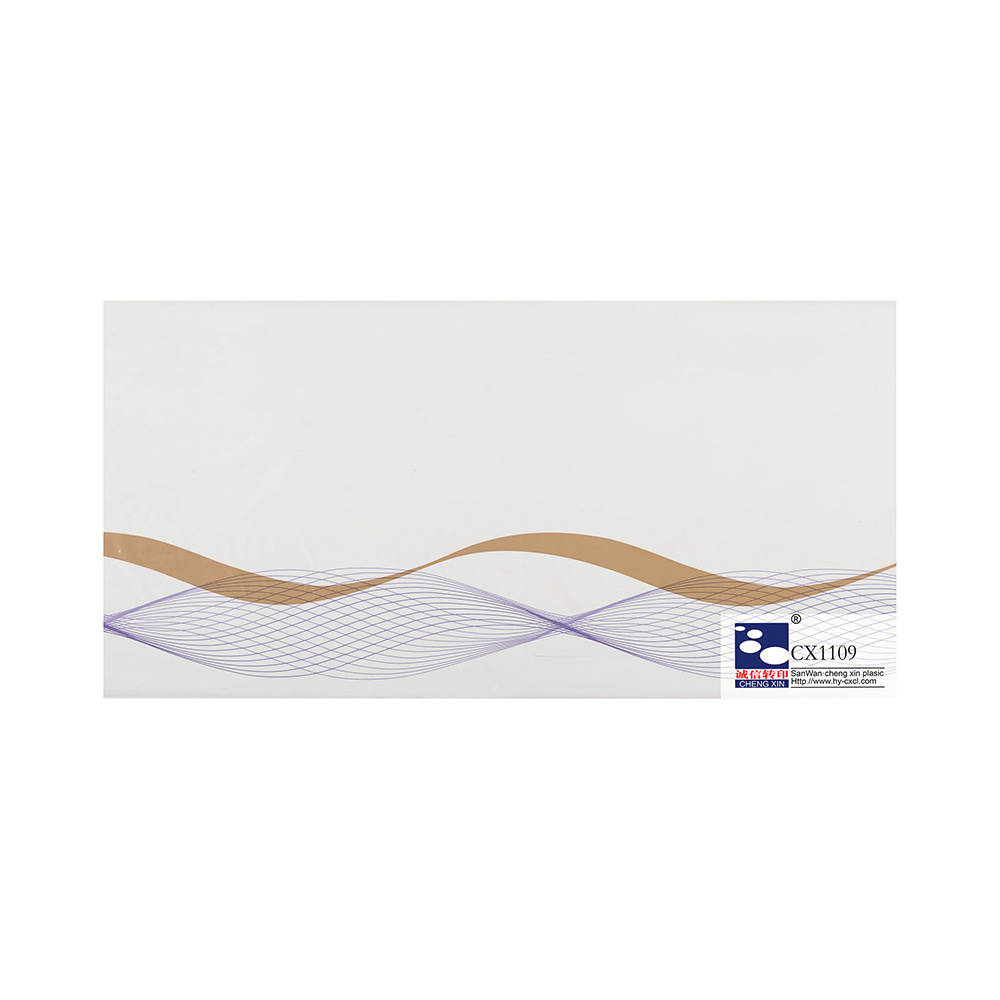 Meilleure vente d'aluminium d'estampage à chaud en marbre insonorisant pour feuille de marbre en PVC CX1109