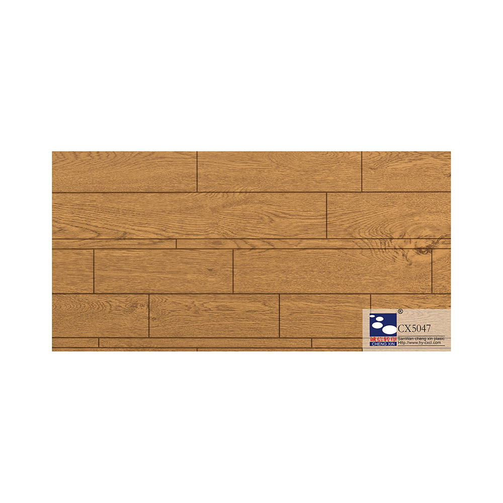 Film de stratification d'aluminium d'estampage à chaud de grain de bois de style en bois moderne pour les meubles CX5047