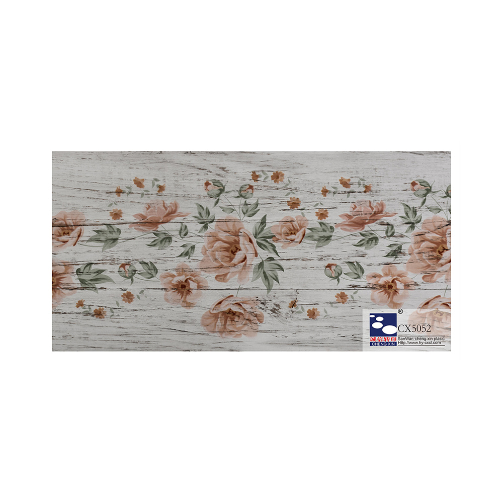 Feuille d'estampage à chaud en marbre à bas prix décoratif de mode laser simple pour panneau CX5052