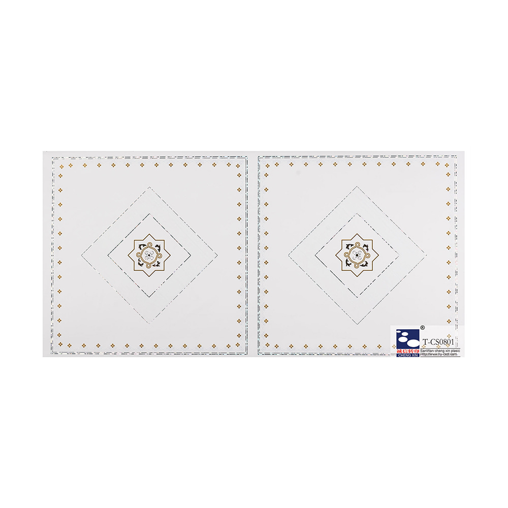 Feuille d'estampage à chaud de marbre décoratif de différents modèles avec le prix ou le conseil bon marché T-CS0801