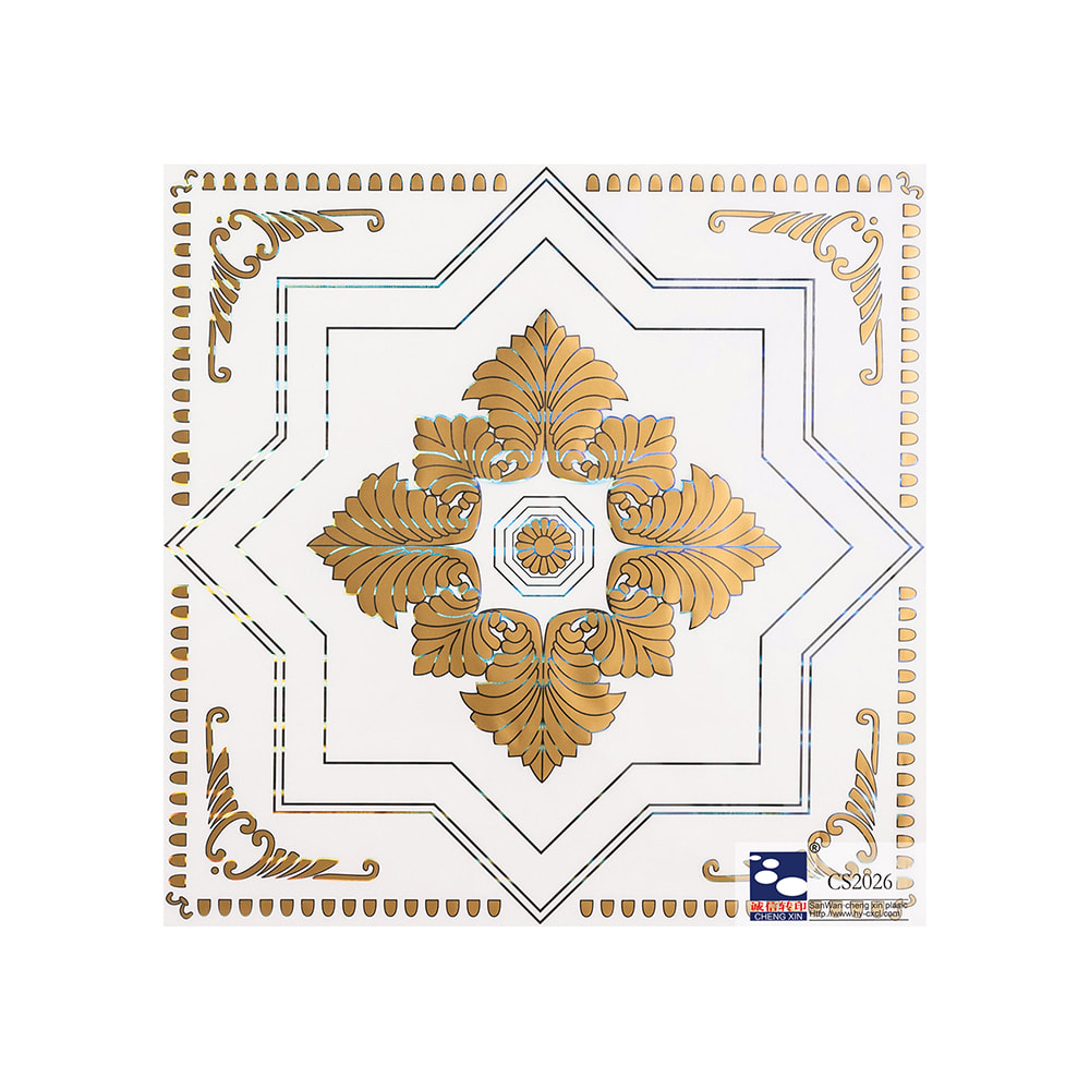 Feuille d'estampage à chaud de décoration pour panneau de porte en PVC sur le marché pakistanais CS2026