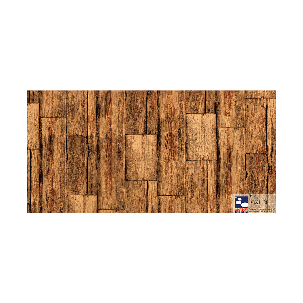 Feuille d'estampage à chaud en marbre PVC décoratif à bas prix d'alimentation directe d'usine CX1128