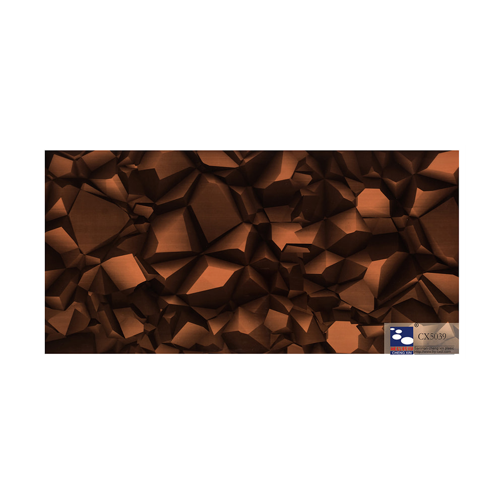 Feuille d'estampage à chaud de marbre de décoration populaire de panneau pour le conseil large CX5039 de PVC