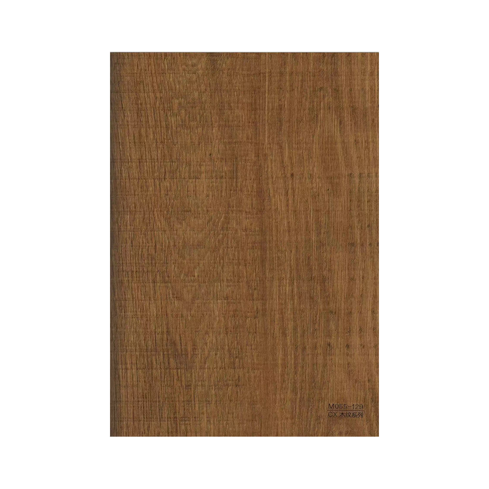 Film en bois de PVC de presse de vide de stratification de couleur de grain pour la porte M055 décorative de forces de défense principale